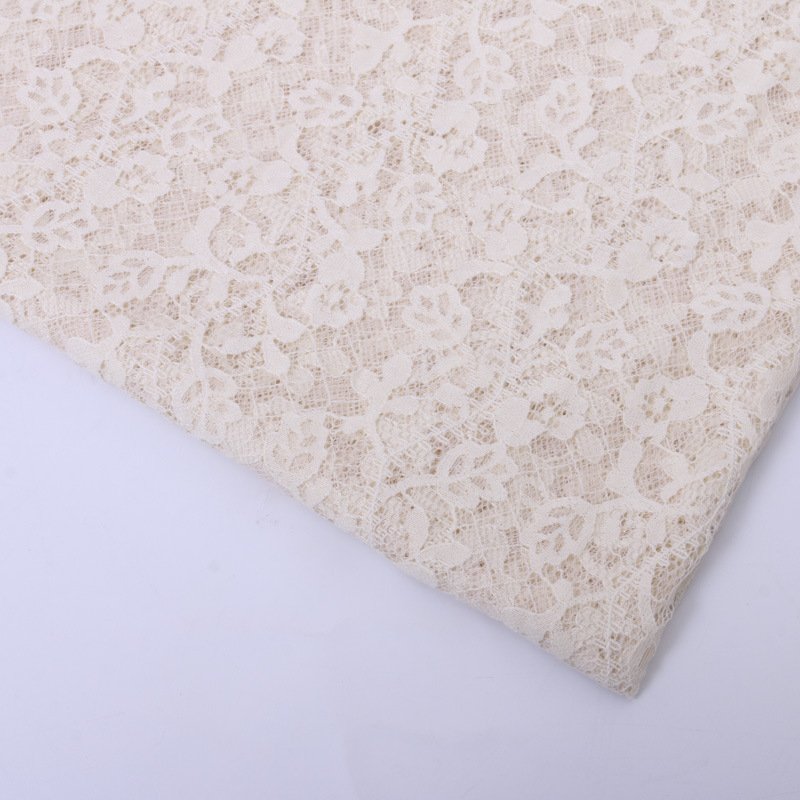 Dress Cutwork Lingerie Polyester Lace Fabric for Women's Wear Wholesal 8